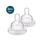 Teat with medium flow, 3 months+, Philips Avent