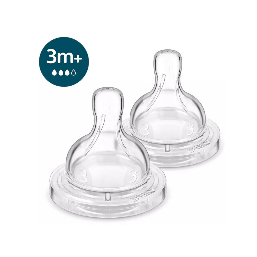 Buy Teat with medium flow, 3 months+, Philips Avent Teat with medium flow, 3 months+, Philips Avent