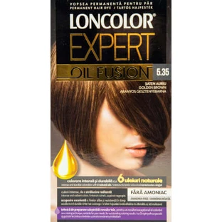 Loncolor Expert Teinture capillaire sans ammoniaque Oil Fusion brun doré, 1 pc