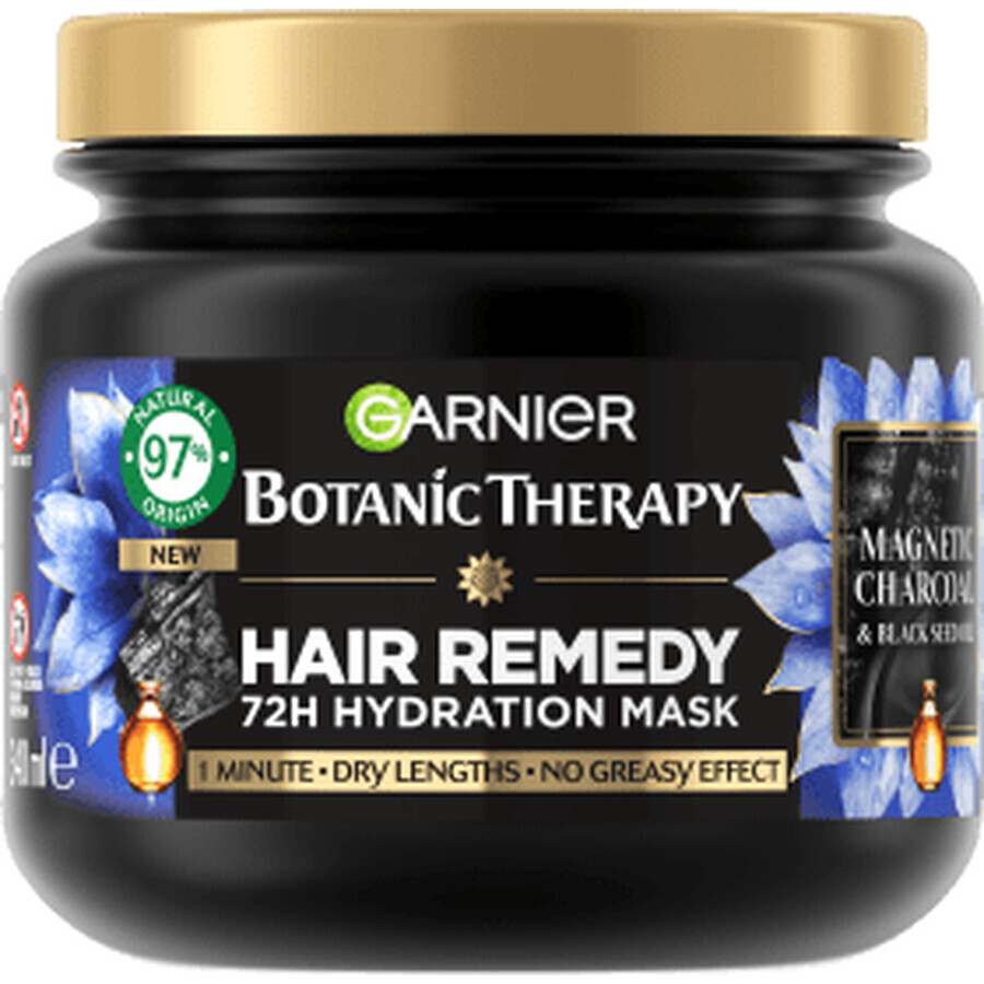 Acquista Garnier Botanic Therapy Maschera idratante per capelli Carbone magnetico e olio di semi neri, 340 ml Garnier Botanic Therapy Maschera idratante per capelli Carbone magnetico e olio di semi neri, 340 ml