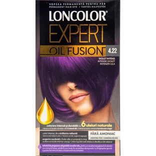 Loncolor Expert Ammoniakvrije haarverf Oil Fusion 4.22 diep paars, 1 st