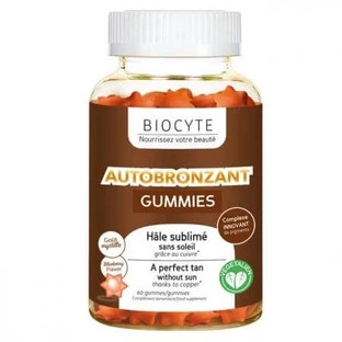 Self Tanning Gummies, 60 jellies, Biocyte