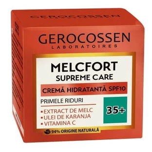 Melcfort crema hidratante SPF10 35+ con extracto de caracol, aceite de karanja, vitamina C, 50 ml, Gerocossen