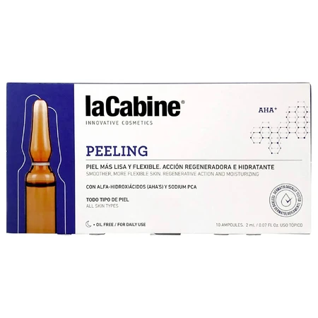 Peeling-Fläschchen, 10 Fläschchen x 2 ml, La Cabine