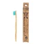 Kids bamboo toothbrush, 2+ years, soft, blue-green, 1 piece, Gingia