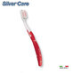 Rosie soft toothbrush + 1 exchangeable spare, Silver Care
