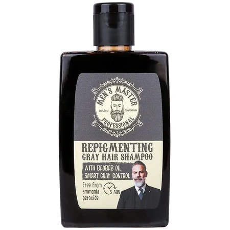 Men's Master Professional Champú repigmentante para hombres, 120 ml