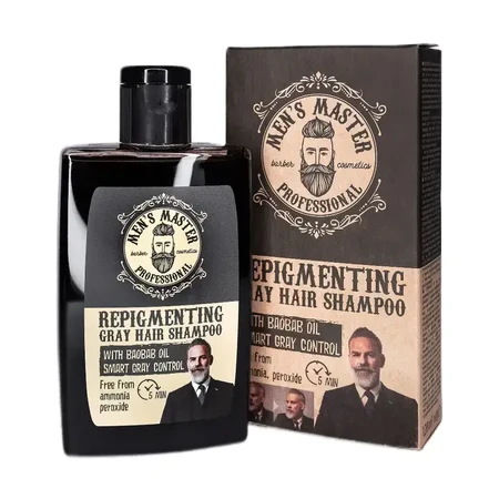 Men's Master Professional Champú repigmentante para hombres, 120 ml