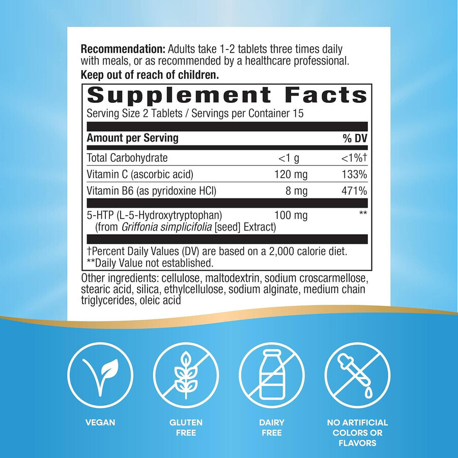5-HTP Nature's Way, 30 tablets, Secom