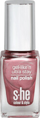 She stylezone color&amp;amp;style Gel-like&#39;n ultra stay nail polish 322/346, 10 ml