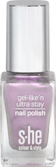 She stylezone color&amp;amp;style Gel-like&#39;n ultra stay nail polish 322/362, 10 ml