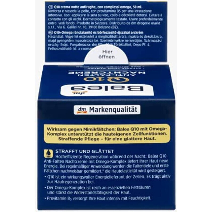 Balea Anti-Falten-Nachtcreme Q10, 50 ml