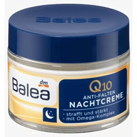 Balea Crema de noche antiarrugas Q10, 50 ml