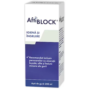 Aftiblock colutorio, Zdrovit, 200 ml