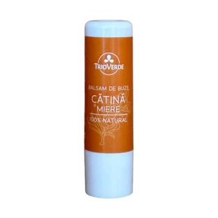 Bálsamo labial con catina y miel 100% natural, 5 g, Trio Verde