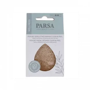 Konjac face sponge for cleaning and exfoliation, 1 piece, Parsa