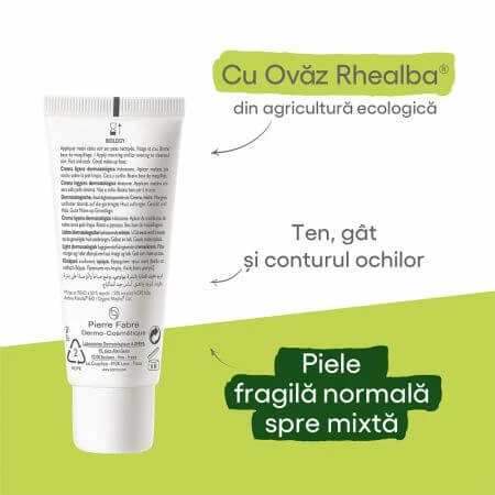 A-Derma Biology Light Moisturizing Cream, 40 ml