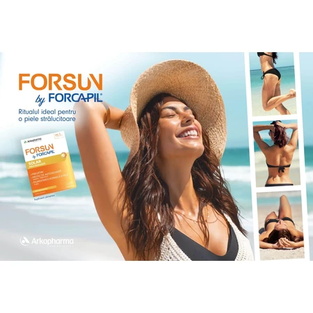 Forcapil Forsun Autobronceador, 30 cápsulas, Arkopharma