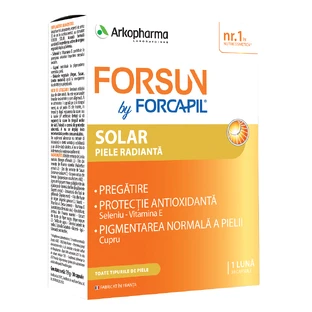 Forcapil Forsun Solar, 30 cápsulas, Arkopharma