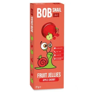 Natural apple and cherry jelly, 27 g, Bob Snail