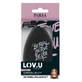 LOV.U Wet & Dry LOV.U Taschenbürste - Schwarz, 1 Stück, Parsa