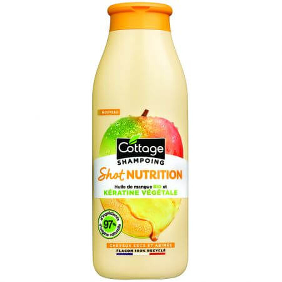 Cumpără Sampon nutrition cu extract organic de Mango si Keratina, 250 ml, Cottage Sampon nutrition cu extract organic de Mango si Keratina, 250 ml, Cottage