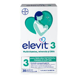 Elevit 3, Multivitaminici per il periodo postpartum e allattamento, 30 capsule, Bayer