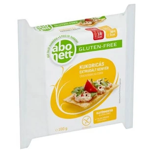Krokante glutenvrije maïs krokante tosti's, 100 g, Abonett
