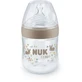 Fles met Nature silicone speen, maat S, 150 ml, Crem, Nuk