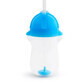 Any Angle Click Lock Flexible Straw Cup, +12 months, Blue, 296 ml, Munchkin