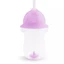 Flexibler Strohhalmbecher mit Klickverschluss in jedem Winkel, +12 Monate, lila, 296 ml, Munchkin