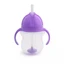 Any Angle Click Lock Flexibele Rietjesmok met Handvatten, +6 maanden, Paars, 207 ml, Munchkin