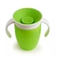 Miracle 360 nursing cup with handles, +6 months, Green, 207 ml, Munchkin