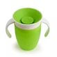 Miracle 360 nursing cup with handles, +6 months, Green, 207 ml, Munchkin