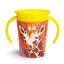 Miracle 360 Wildlove training cup with handles, +6 months, Giraffe, 177 ml, Munchkin