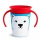 Miracle 360 Wildlove training cup with handles, +6 months, Polar Bear, 177 ml, Munchkin