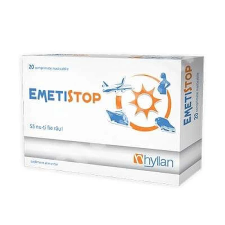 Emetistop (Metistop), 20 tablets, Hyllan