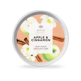 Body scrub, Apple and Cinnamon, 185 ml, Mysu Parfume