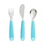 Set of 3 Splash baby cutlery, +18 months, Light Blue, Munchkin