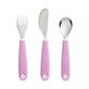 Splash baby cutlery set 3, +18 months, Light Purple, Munchkin