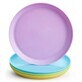 Set of 4 multicoloured plates, +6 months, Purple-Creen-Blue-Yellow, Munchkin