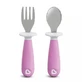 Ensemble fourchette et cuillère Raise baby, 12 mois et +, Purple, Munchkin