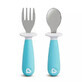 Raise Baby Fork and Spoon Set, 12months+, Blue, Munchkin
