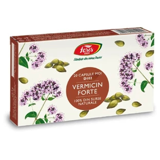Vermicin Forte, D102, 20 zachte capsules, Fares