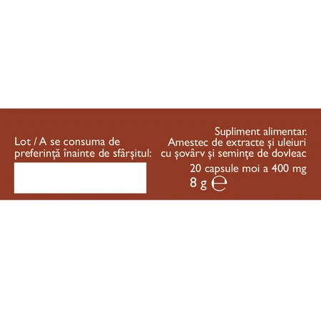 Vermicin Forte, D102, 20 zachte capsules, Fares