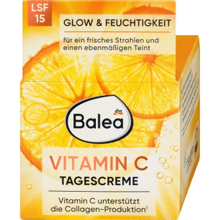 Balea Face Cream with Vitamin C SPF15, 50 ml