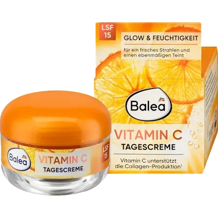 Balea Face Cream with Vitamin C SPF15, 50 ml