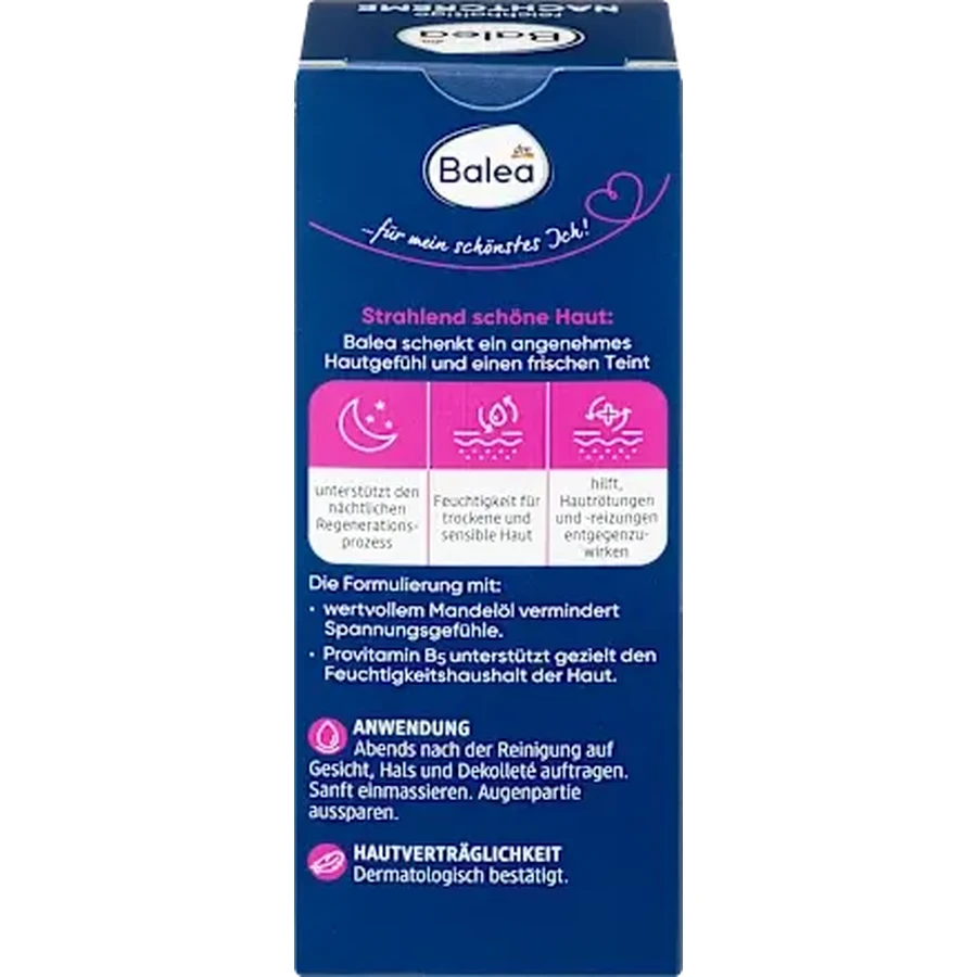 Balea Crema facial Noche, 50 ml
