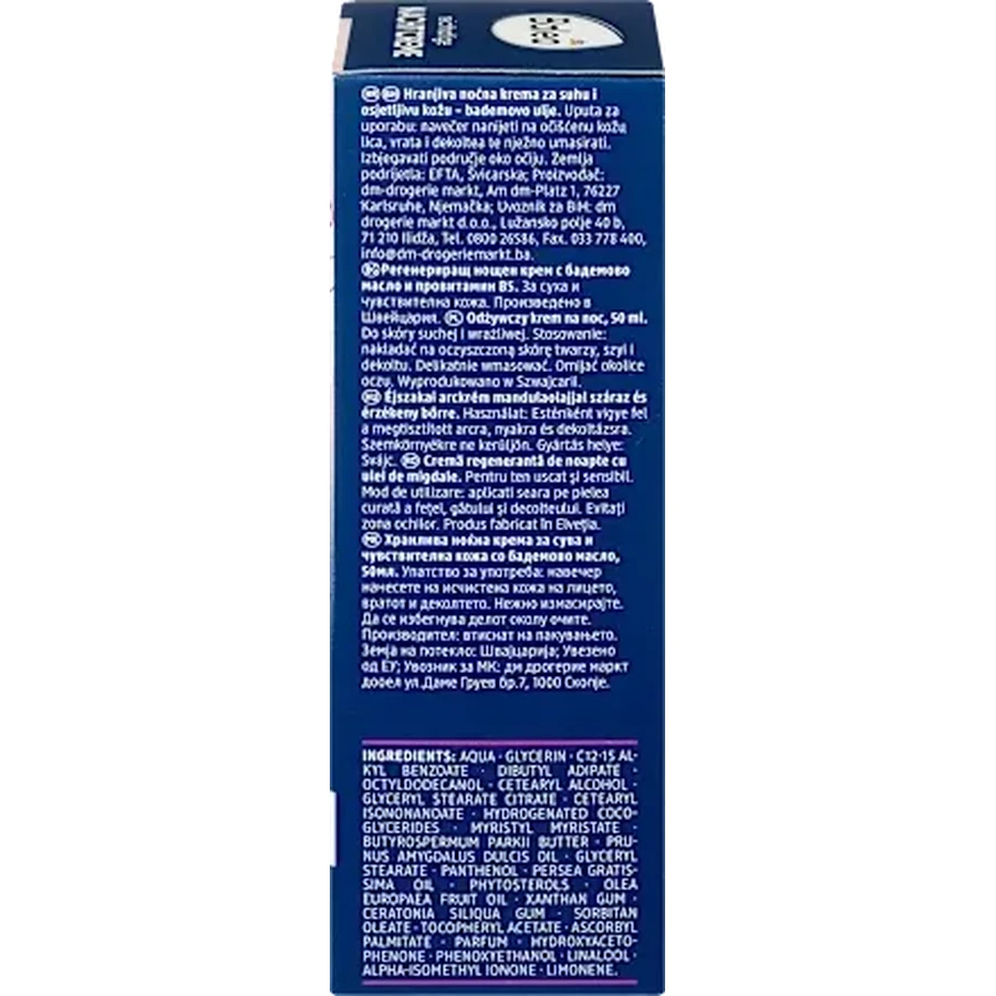 Balea Crema facial Noche, 50 ml