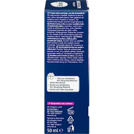 Balea Crema facial Noche, 50 ml
